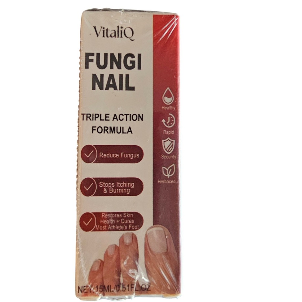 VitaliQ Fungi Nail Triple Action Formula Drops 15ml Athlete's Foot Treatment